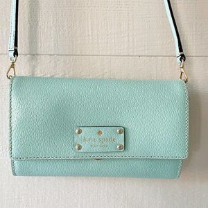 Kate Spade Tiffany Blue Wallet Crossbody P…
